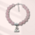 PULSERA MAMÁ CUARZO ROSA
