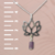 COLLAR FLOR DE LOTO Y AMATISTA en internet
