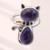 ANILLO GATITO GATO PLATA .925