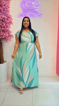Vestido Sandy - Frescor e Movimento em cada Detalhe - Jack Castro Moda Feminina | Loja Oficial | Melhor Preço, Modesta, Evagélica, Cristã, Vestidos.