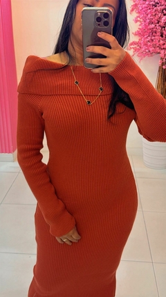 Vestido Cecília Elegance - Gola Estruturada na internet