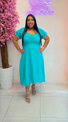VESTIDO MIDI DOUÇURA EM LAISE - loja online