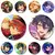 Broche de Personagem Anime Mika Kagehira – Emblema Decorativo Inspirado em Desenhos Animados