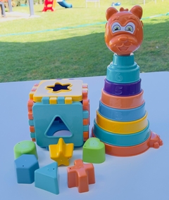 Urso + Cubo kit - Brinquedo De Montar e Encaixar - comprar online