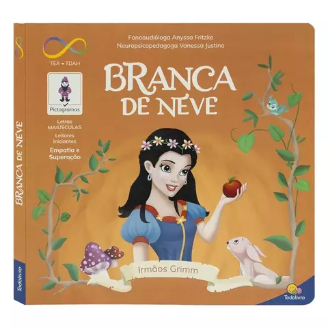 Neurodiversidade - Livro Branca de Neve - Com Pictogramas