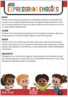 Jogo Expressando As Emoções - Brinque Sempre