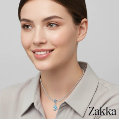 Charm Dije Colgante Iguana Zakka Para Pulsera Celeste Y Azul - tienda online
