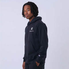 Blusa Champion Hoodie Active C Mini Script Black na internet