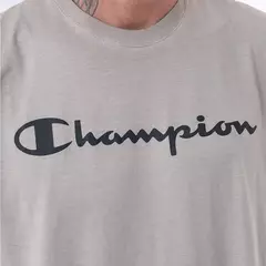 Camiseta Champion MC Stone Script Dark Khaki - Ilha Store