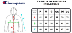 Imagem do Blusa Moletom Champion Canguru Cropped Logo C Embroidery Coffee