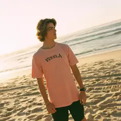 Camiseta Especial Vissla Big Cat Salmão - loja online