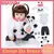 Bonecas Bebê Reborn Panda Menina 48cm 100% Silicone Pode Tomar Banho Presentes
