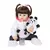 Bonecas Bebê Reborn Panda Menina 48cm 100% Silicone Pode Tomar Banho Presentes - Lojenha