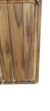 Tábua para corte de carne 30 x 40 x 2cm - Em madeira Teca Nº 1 - comprar online