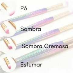 Kit Pincéis Sereia Roxo 4 Peças - comprar online