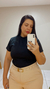 Blusa gola alta plus