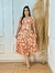 vestido MIDI estampados com elastano 