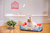 Cama Retangular para Cachorro ou Gato Luppet Luxo Rosa Borboleta - PJM