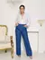 Camisa Social Feminina Manga Longa Slim Branca com Strass