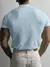 Camiseta Masculina Esportiva com Gola Alta e Listras – Estilo Casual e Performance para a Primavera/Verão - loja online