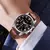 Relógio GAIETY Elegante com Pulseira de Couro – Mostrador Romano Clássico, Estilo Casual - Plenoy