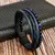 Pulseira Masculina de Couro com Olho de Tigre – Estilo Clássico em Camadas para Homens com Atitude