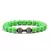 Pulseira Masculina de Pedra Vulcânica com Pingente de Haltere – Estilo e Força no Seu Pulso na internet