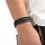 Pulseira Masculina de Couro com Olho de Tigre – Estilo Clássico em Camadas para Homens com Atitude - comprar online