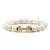 Pulseira Masculina de Pedra Vulcânica com Pingente de Haltere – Estilo e Força no Seu Pulso
