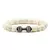 Imagem do Pulseira Masculina de Pedra Vulcânica com Pingente de Haltere – Estilo e Força no Seu Pulso