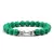 Pulseira Masculina de Pedra Vulcânica com Pingente de Haltere – Estilo e Força no Seu Pulso na internet