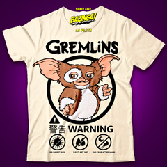 REMERA Gremlins Gizmo Warning - comprar online
