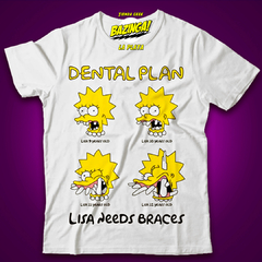 REMERA Lisa plan dental Los Simpsons - comprar online