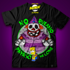 REMERA Bart Simpson No duermo payaso me come - comprar online