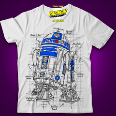 REMERA Star Wars Plano R2 D2 - comprar online