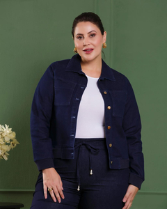 Jaqueta Bomber Jeans Amaciado na internet