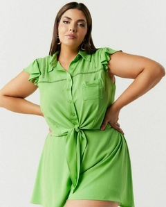 Conjunto Camisa Amarração - Borboleta Plus Size
