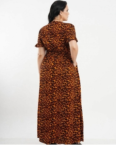Vestido Animal Print - Borboleta Plus Size