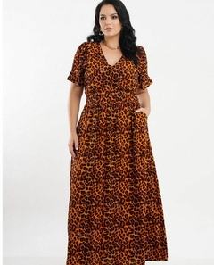 Vestido Animal Print na internet