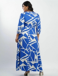 Imagem do Vestido Meia Manga Estampado
