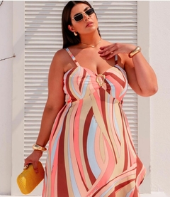 Vestido Midi Estampado na internet