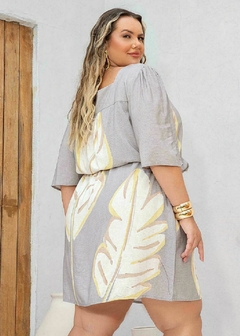 Vestido Curto Pala - Borboleta Plus Size