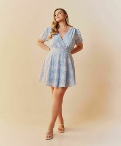 Vestido Curto Rendado na internet