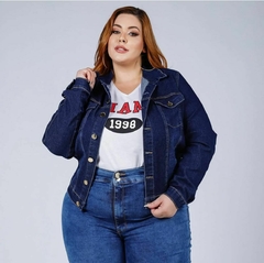 Jaqueta Jeans Pespontos