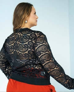 Jaqueta Bomber Renda - comprar online