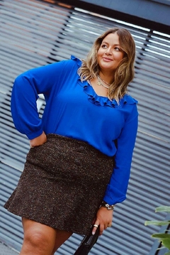 Blusa Babado - Borboleta Plus Size