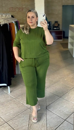 Conjunto Canelado Oversize