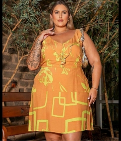 Vestido Curto Babado