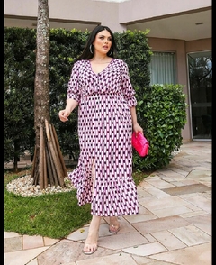 Vestido Midi Botões na internet