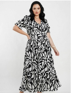 Vestido longo Crepe